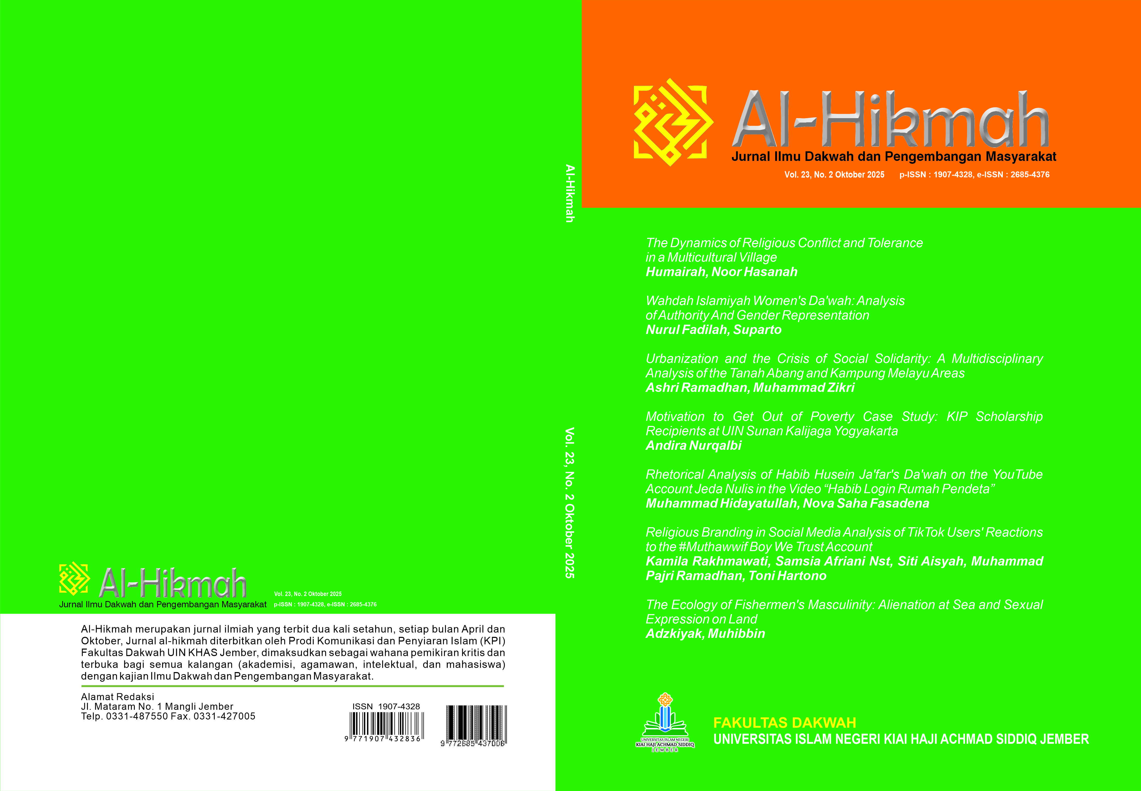 					View Vol. 23 No. 2 (2025): Ilmu Dakwah dan Pengembangan Masyarakat
				